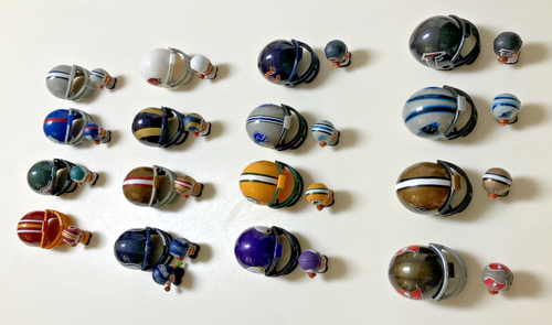 Mini Football Helmet Set & NFL Teeny Mate QB Set NFL Collectible Lot 32 Teams - Picture 11 of 20
