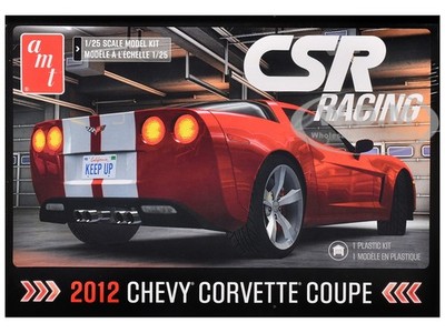 SKILL 2 MODEL KIT 2012 CHEVROLET CORVETTE CSR RACING 1/25 SCALE BY AMT AMT1551 M