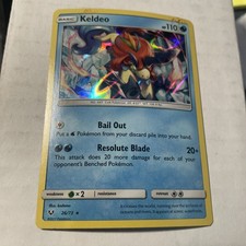 Keldeo 26/73 Holo Shining Legends Pokemon Card NM