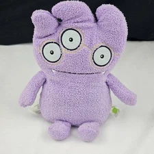 Hasbro Ugly Doll Sincerely Eye Love You Purple 3 Eyed Plush Stuffed Wedgehead