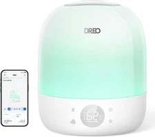 DREO Humidifier 409S, Humidifiers for Bedroom Baby, Ultra Quiet 28dB & 3L Top Fi