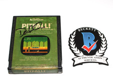PITFALL! GAME CREATOR DAVID CRANE SIGNED ATARI 2600 GAME CARTRIDGE BECKETT COA
