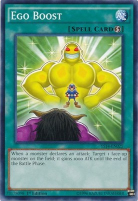 Ego Boost - YS14-EN025 - Common - 1st Edition - Moderately Played