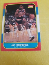 1986-87 Fleer - Jay Humphries #49 Phoenix Suns Sharp Corners And Edges