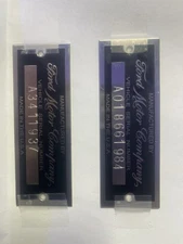 FORD SERIAL NUMBER ID TAG DATA PLATE *Stamped w/ Your Info* Stainless Steel