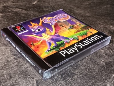 Playstation 1 PS1 Custom Repro Ersatz Hülle /  Spyro The Dragon 