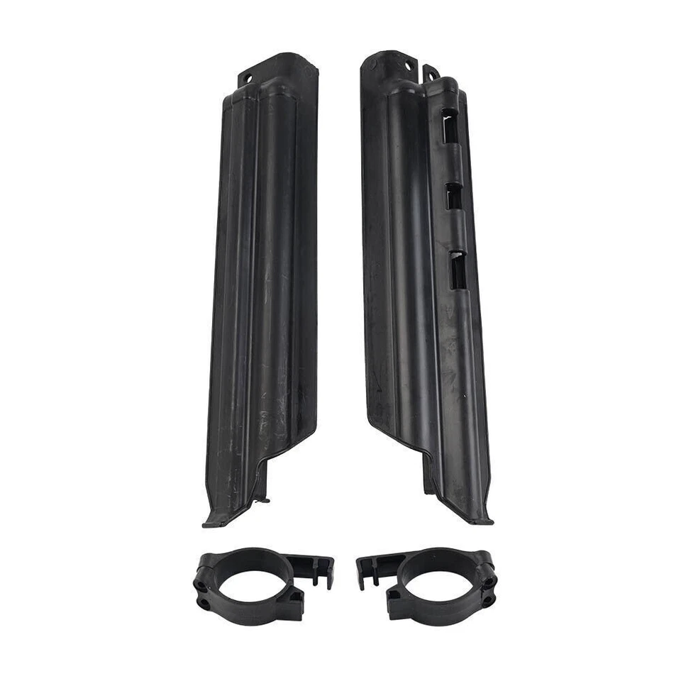 Front Fork Guides Fork Guards Cover For Kawasaki KDX250/KDX200/KLX650 Black - Image 2 of 4