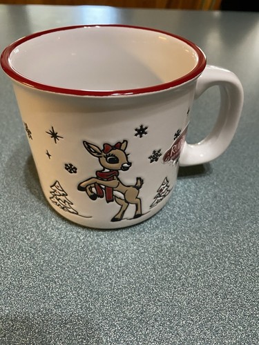Rudolph das Rentier mit der roten Nase CLARICE Kaffeebecher - NEU