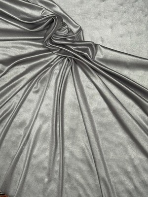2 yards Nylon Spandex Slinky Silver Gray 5 Oz 54  By The Yard