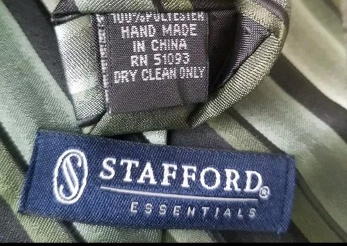 Bundle Lot of 6 Mens Neckties Stafford Cocktail Coll. Kailong Zylos Rivety Bosto - Picture 13 of 15