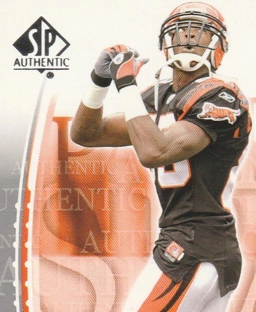 2003 UPPER DECK SP AUTHENTIC Chad Johnson 85 FOOTBALL Bengals Miami Bch Hi-Tides