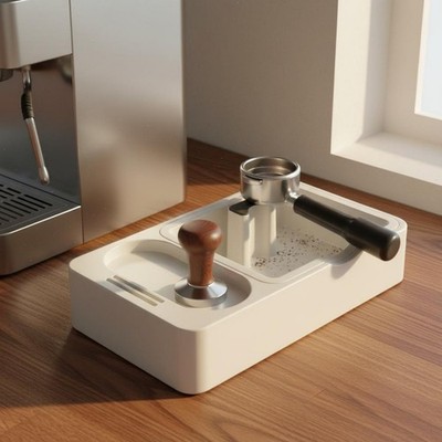 Espresso-Abschlagbox mit Organizer multifunktional für Küche, Büro, Baristas