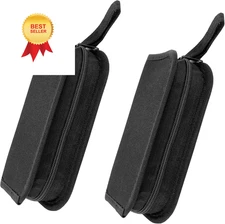 Umaki 2pack Small Tool Pouch Organizer, 8 x 3.93 x 8.07 inches, black-2pcs 