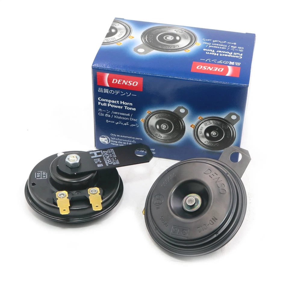 1970-87 TOYOTA COROLLA TE27 TE37 TE51 TE31 TE71 TE72 PARA NOVO PAR DE BUZINA DENSO 12V - Imagem 2 de 4