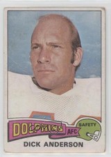 1975 Topps Dick Anderson #440 0l4h