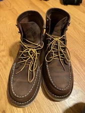 Danner Bull Run 6” Men’s Moc Toe Boot Size 12 D Soft Toe Made In USA