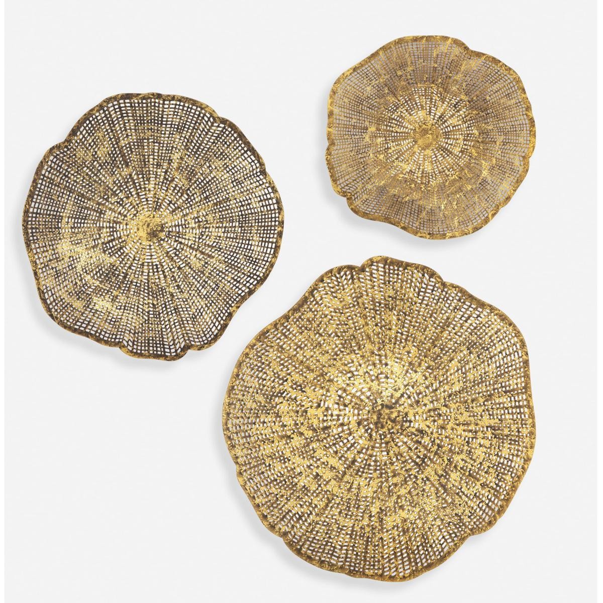 Uttermost 04370 Radiance Gold with Natural Distressing Wall 