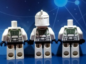 LEGO Star Wars Horn Company Clone Trooper Minifigure Lot Phase 1 Green sw0298
