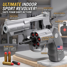 ZP5 357 Revolver Soft Bullet Toy Gun Shell Ejection Simulation Pistol Outdoor