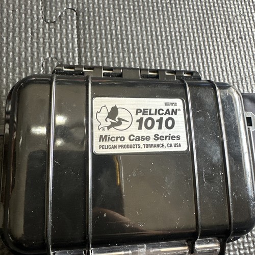 Pelican 1010 Micro Case Black Used Waterproof Drop Proof Hard Protective Case - Picture 2 of 7