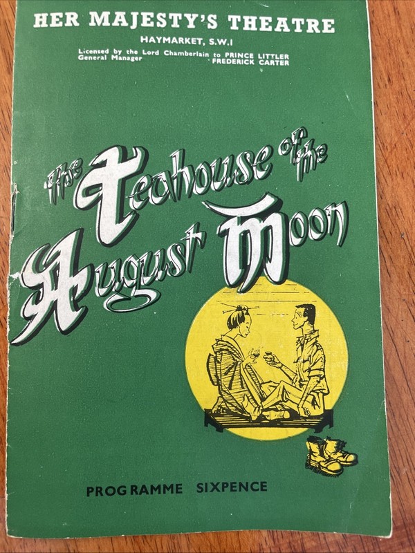 1954 Teahouse Of The August Moon-Eli Wallach-Her Majesty’s Theatre-London Engl.