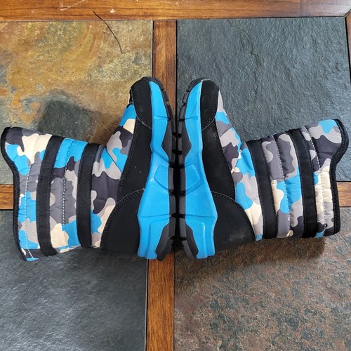 Trend Camouflage Faux Fur Snow Boots Boys Size 10 - Picture 5 of 6
