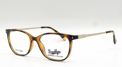 NEW BROOKLYN ULTEM MARINA TORTOISE AUTHENTIC EYEGLASSES 52-16