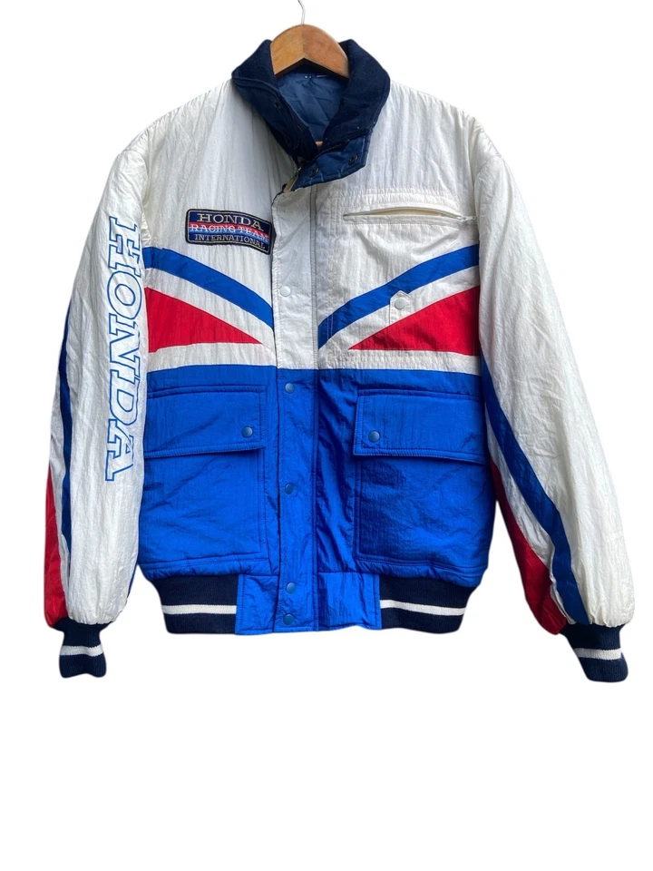 Jaqueta reversível vintage Honda Racing Team International HRC Hondaline - Imagem 2 de 4