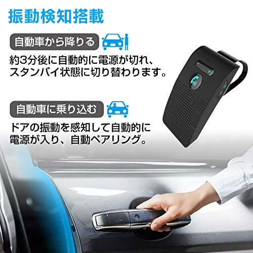 Hands-free Wireless Speaker Bluetooth Car Call Kit Japanese Announc... Brand New - 第 6/9 張圖片