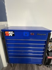 Snap-on 6 Drawer Flip Top Tool Box Blue