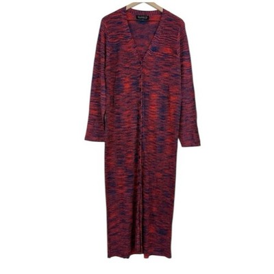 NWT ELOQUII Knit Button Down V-neck Sweater MIDI Dress Size 18/20