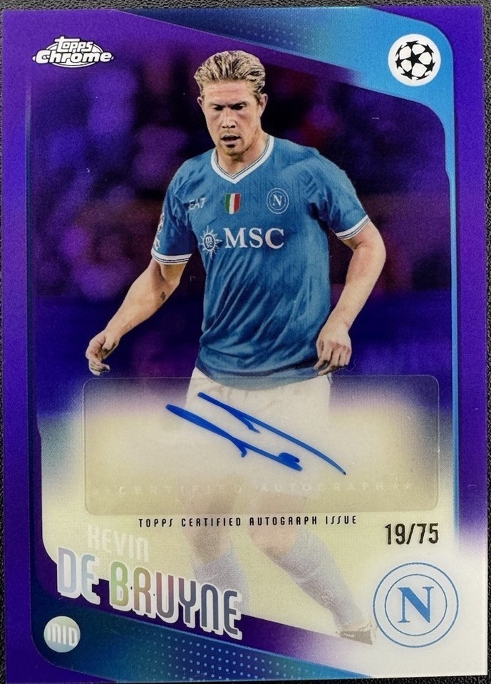 2025-26 Topps Chrome Premier League - Kevin de Bruyne #CA-KDB for 