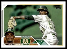 2023 Topps Dany Jimenez Oakland Athletics #164