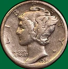 1924-S Mercury Dime Very Fine VF Coin #35995