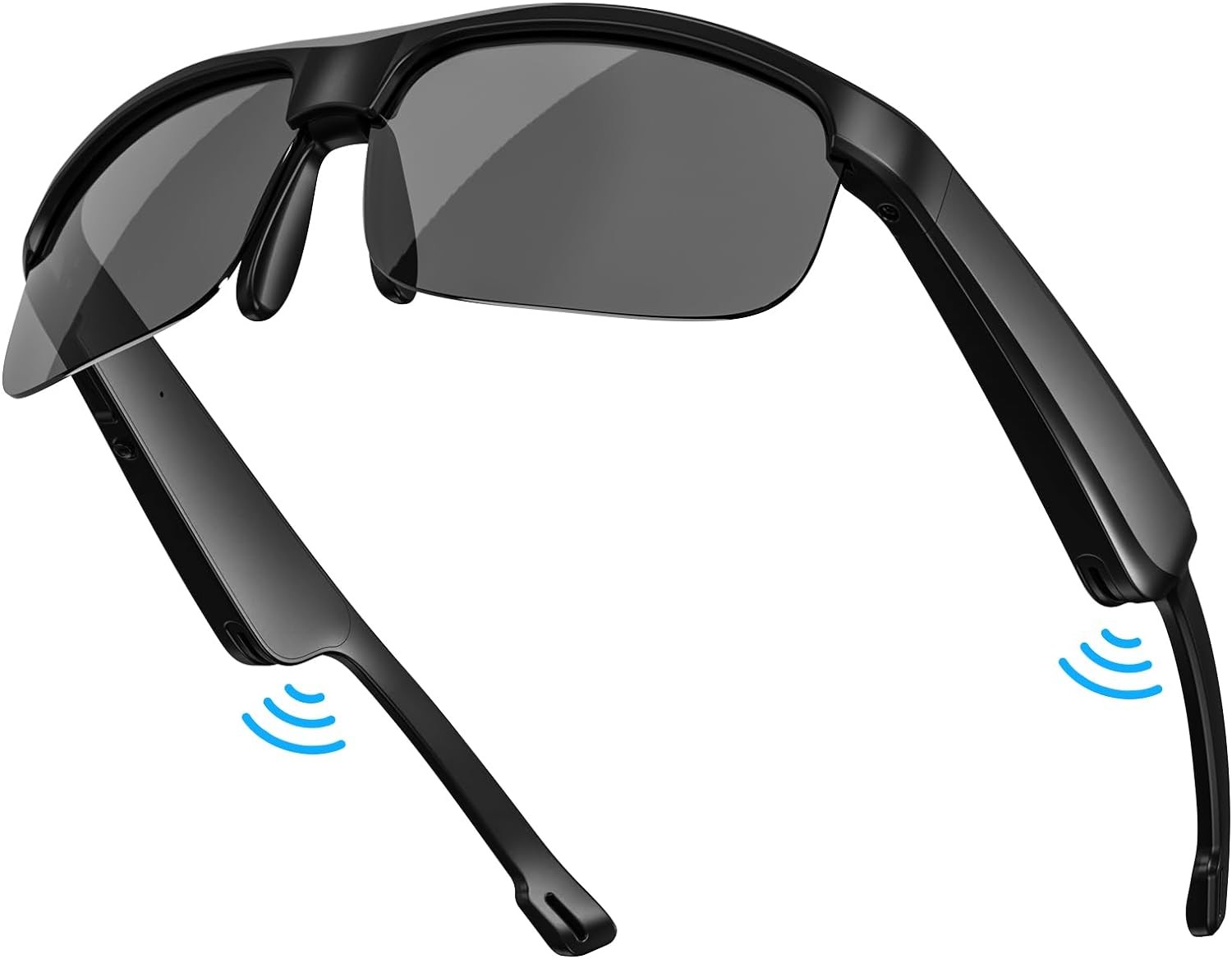 Smart Polarized Bluetooth Sunglasses with Built-in Mic & Speakers