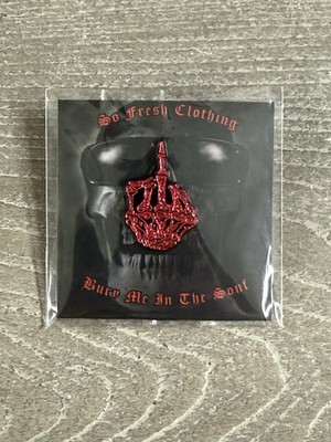 So Fresh Clothing FU Bury Me In The Souf Las Vegas Raiders Tales Pin Rare New