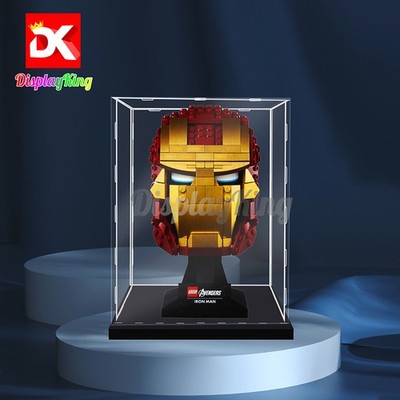 Display King - Acryl Vitrine für Lego Marvel Iron Man Helm 76165