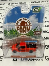 GREENLIGHT 2015 Ford F-150 Red Truck w/ Ladder Rack 1:64 Diecast Down on the Far