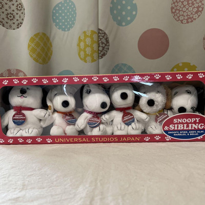 USJ限定 スヌーピー 兄弟 ぬいぐるみ snoopy&siblings USJ限定 スヌーピー 兄弟 ぬいぐるみ snoopy&siblings - メルカリ