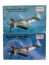 Lot Of 2 Minicraft Mitsubishi A6M2 Zero 1:144 Model 14416 - New & Sealed