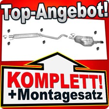 Auspuff für OPEL ASTRA H 1.9 CDTi Schrägheck / GTC ohne DPF Auspuffanlage