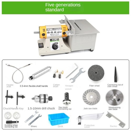 Multifunction Table Saw Stone Polisher Jade Engraving Machine Grinding - Picture 22 of 29