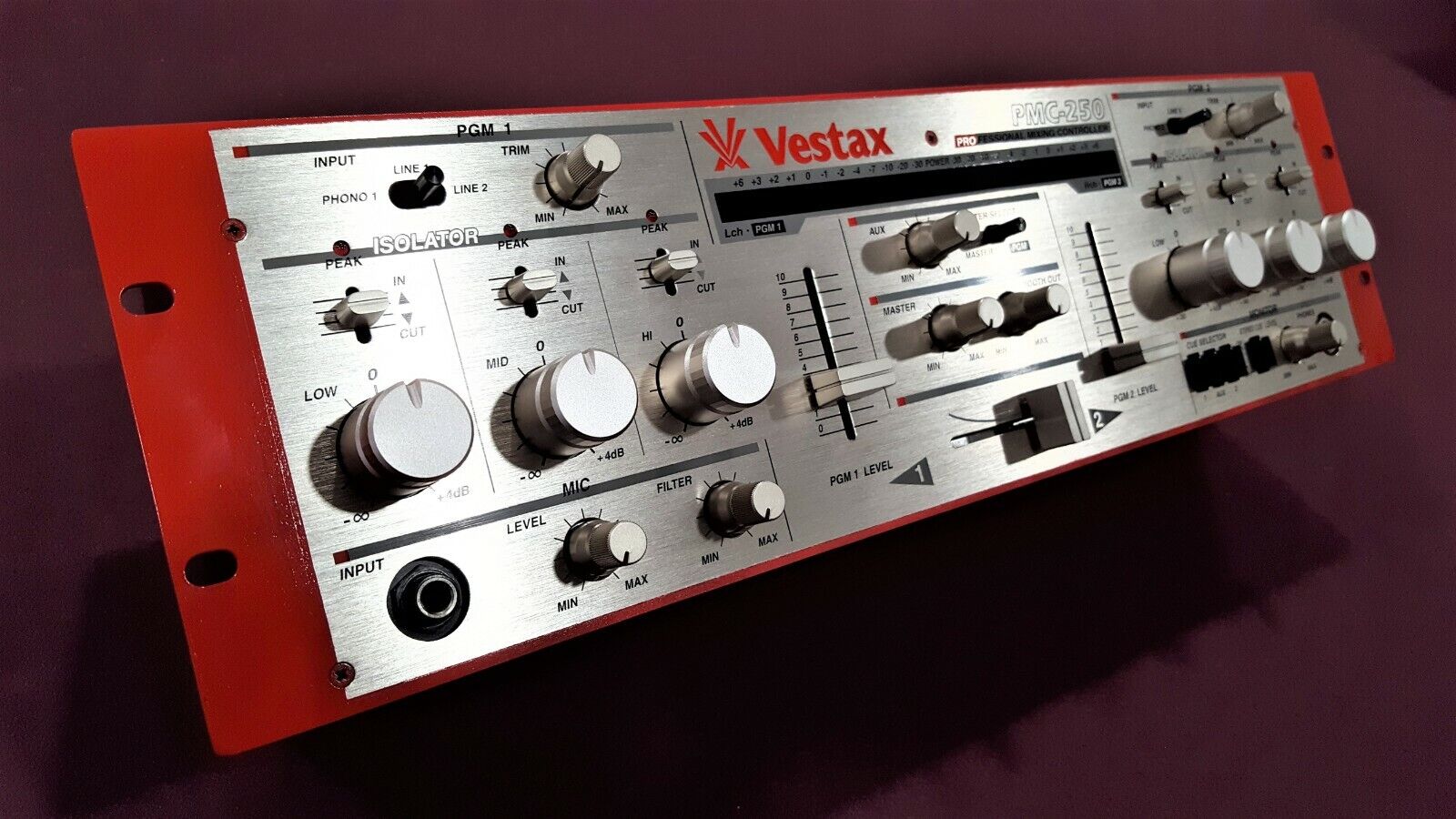 アルミ 【レア】vestax pmc250R DJ ミキサー - 楽器/器材