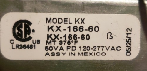 Pitco P5047589 Thermostat, SPST, KX-166-60 - Picture 2 of 8