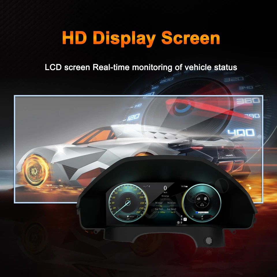 Cuadro de instrumentos digital LCD velocímetro para Mercedes Benz E W212 2010-2015 Foto 3 de 4