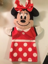 Melissa and Doug Disney Baby Minnie Mouse Hand Puppets red white polka dot
