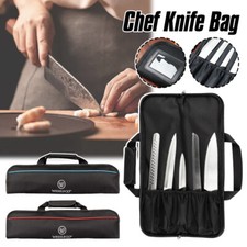 Borsa porta coltelli chef pieghevole tascabile portaoggetti stoviglie grande cucina