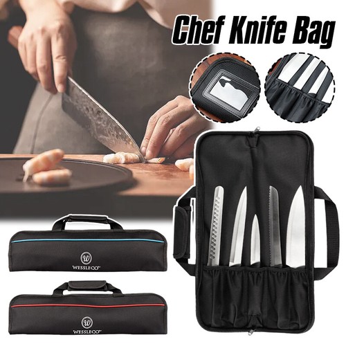 Chef Knife Bag Carrying Folding Pocket Tableware Storage Case Large Kitchen - Afbeelding 1 van 14