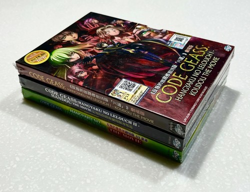 Code Geass Lelouch Of The Rebellion Movie Series 1 3 All Region Brand New Ebay