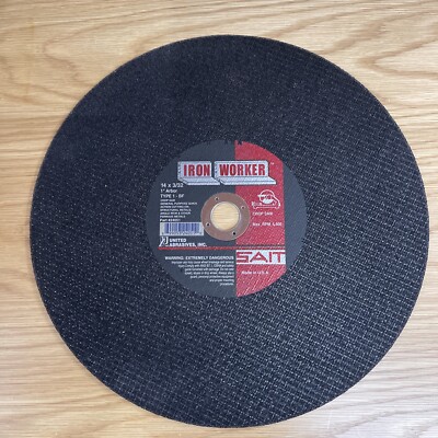Qty of 10 - SAIT 24051 Iron Worker 14'' x 3/32'' x 1'' Arbor Chop Saw Blade *SALE*